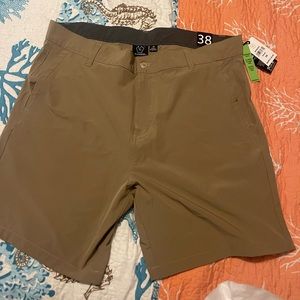 Never worn size 38 mens khaki shorts